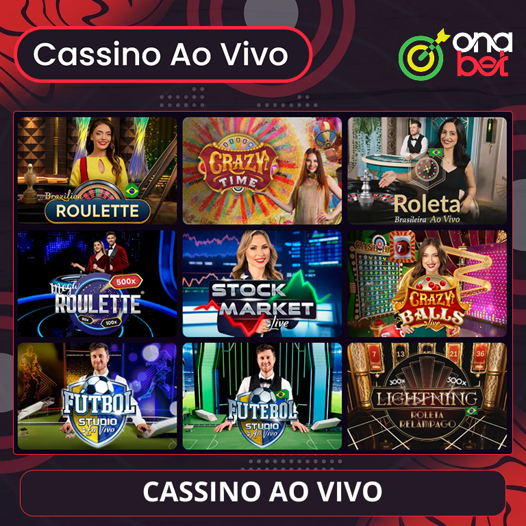 Jogue cassino ao vivo na Onabet Brasil