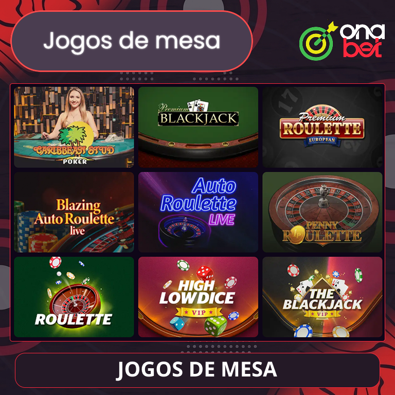 Jogue jogos de tabuleiro na Onabet BR