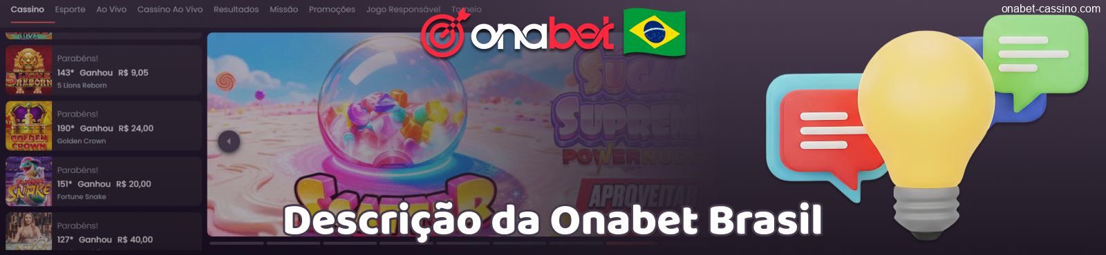 Análise do Cassino Onabet Brasil