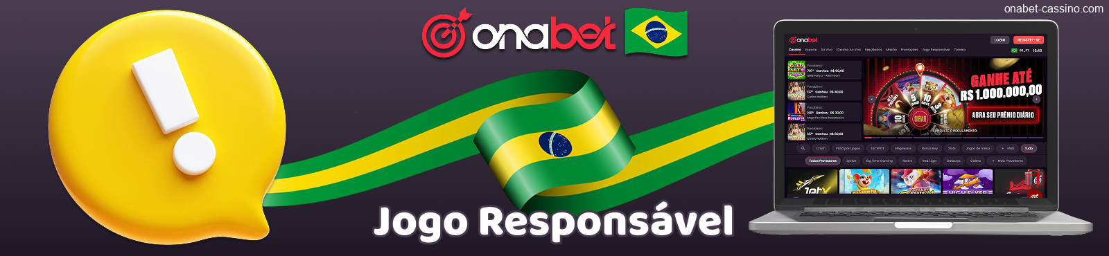 Jogue de forma inteligente na Onabet Brasil